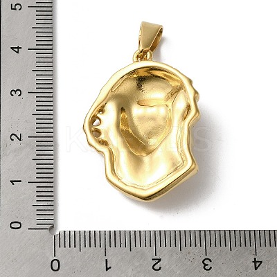 PVD Vacuum Plating 304 Stainless Steel Pendants STAS-B069-35B-G-1