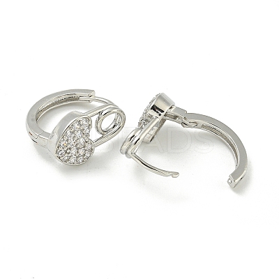Brass Hoop Earrings EJEW-C112-03P-1