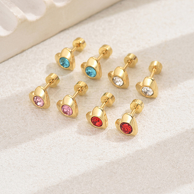 4 Pairs Elegant Set of Four Pairs of Fashionable and Versatile Earrings BI7244-1-1