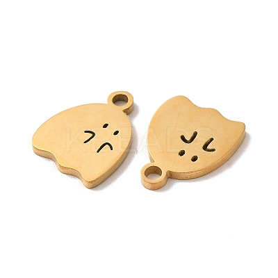 Ion Plating(IP) 304 Stainless Steel Charms STAS-H212-33G-1