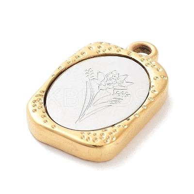 304 Stainless Steel Pendants STAS-F303-B07-1