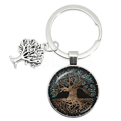 Glass Keychains LS-TREE-PW0001-05B-1