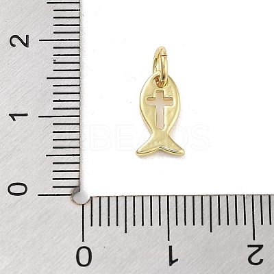 Rack Plating Brass Pendants X-KK-M293-03G-1