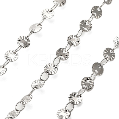 304 Stainless Steel Flower Link Chains CHS-A016-66A-P01-1