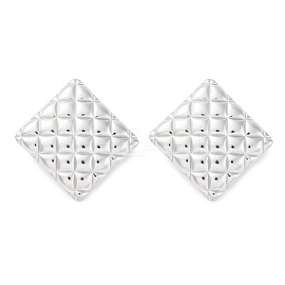 304 Stainless Steel Stud Earrings for Women LS-EJEW-K306-08P-1