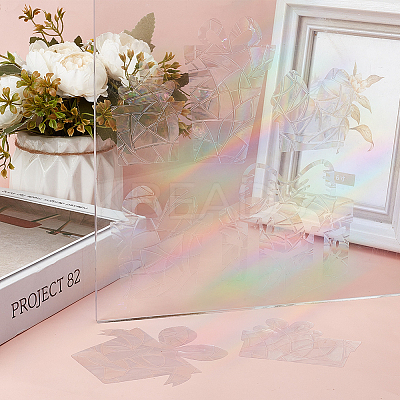 PVC Waterproof Shopwindow Decorative Sticker DIY-WH20007-17L-1