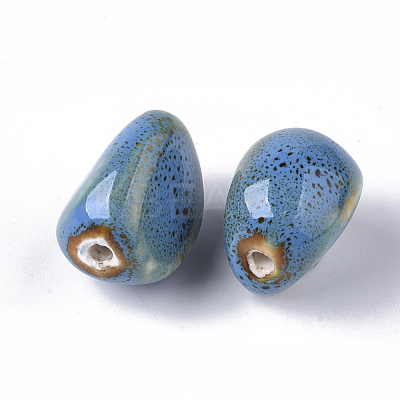 Handmade Porcelain Beads PORC-N004-28D-1