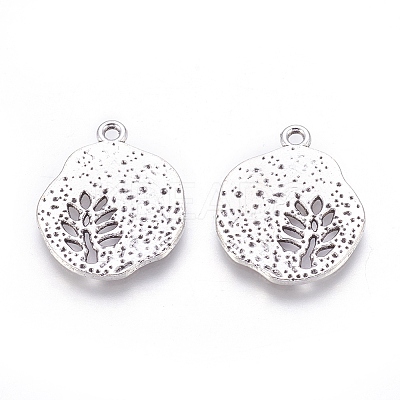 Tibetan Style Alloy Pendants LS-TIBEP-A14120-AS-FF-1