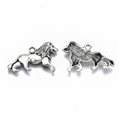 Tibetan Style Alloy Pendants TIBEP-N009-36AS-RS-1