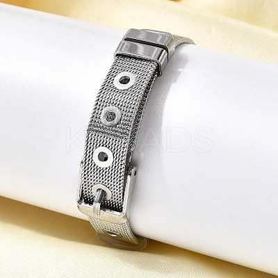 304 Stainless Steel Watch Band Bracelets BJEW-L714-01P-1