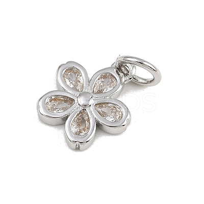 Brass Micro Pave Cubic Zirconia Pendants KK-A269-03A-P01-1