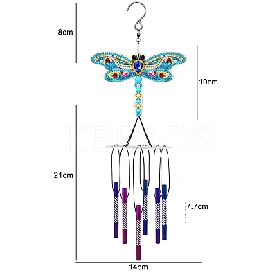 DIY Wind Chime Diamond Painting Kit PW-WG16014-02-1