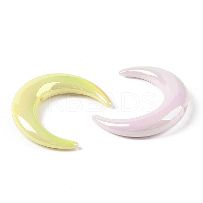 Opaque Acrylic Beads X-OACR-G035-06-1