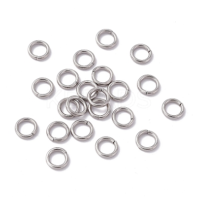 Non-Tarnish 304 Stainless Steel Open Jump Rings X-STAS-C040-01H-P-1