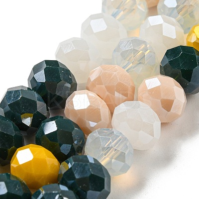 Glass Beads Strands EGLA-A034-M8mm-38-1