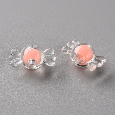 Transparent Acrylic Beads TACR-S152-03A-1