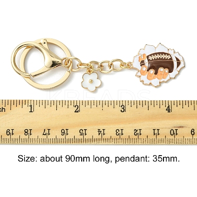 Alloy Enamel Keychain KEYC-FS00025-3-1