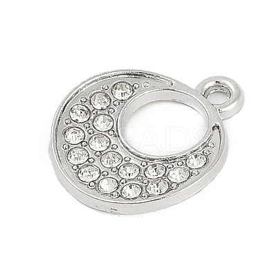 Alloy Micro Pave Rhinestone Pendants FIND-K020-15P-1