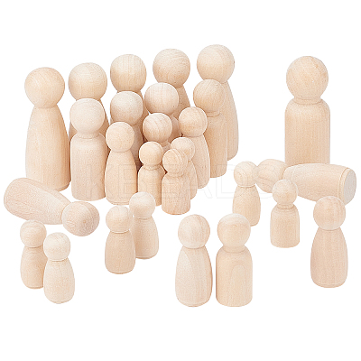 Creative Toy Wood People DIY-PH0020-07-1