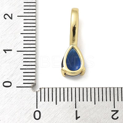 Brass Micro Pave Cubic Zirconia Pendants KK-U050-05G-01-1