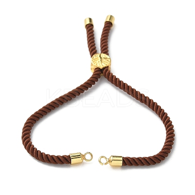 Cotton Cord Bracelet Making KK-F758-03N-G-1