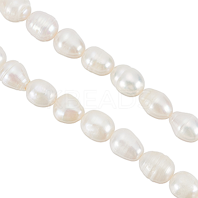 1 Strand Natural Cultured Freshwater Pearl Beads Strands PEAR-HY0001-07-1