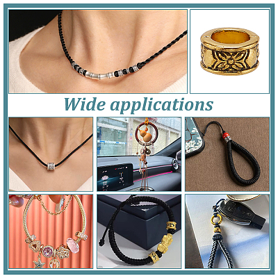 100Pcs Tibetan Style Alloy European Beads DIY-PH0023-44B-1