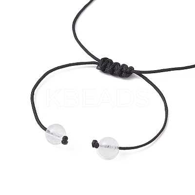 Natural Tiger Eye Chip Braided Bead Bracelets BJEW-JB09608-03-1