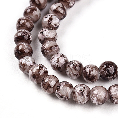 Baking Paint Glass Beads X1-DGLA-N003-4mm-A05-1