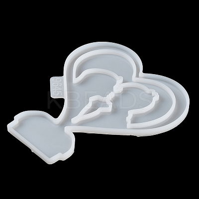Heart Candle Holder DIY Silhouette Silicone Molds SIL-F007-12D-1