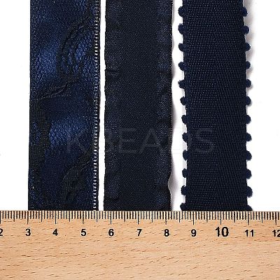 9 Yards 3 Styles Polyester Ribbon SRIB-A014-F04-1