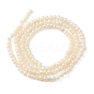 Natural Cultured Freshwater Pearl Beads Strands PEAR-L034-14B-1