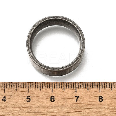 304 Stainless Steel Jesus Cross Finger Rings for Men RJEW-B120-03P-1