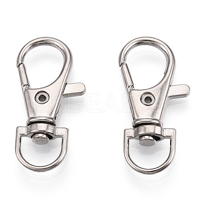 Alloy Swivel Lobster Claw Clasps FIND-T069-01B-P-1