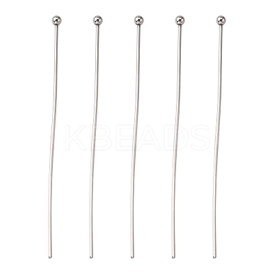Tarnish Resistant 304 Stainless Steel Ball Head Pins STAS-K146-045-50x0.7mm-1