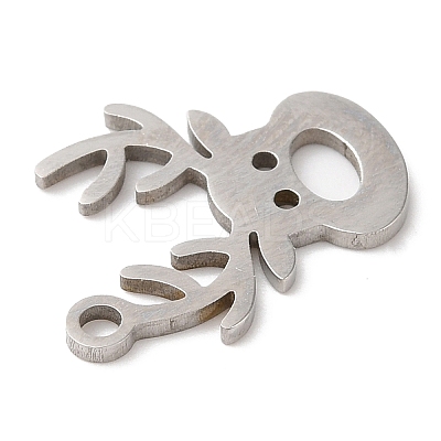 Non-Tarnish Christmas 201 Stainless Steel Pendants STAS-D053-07P-1