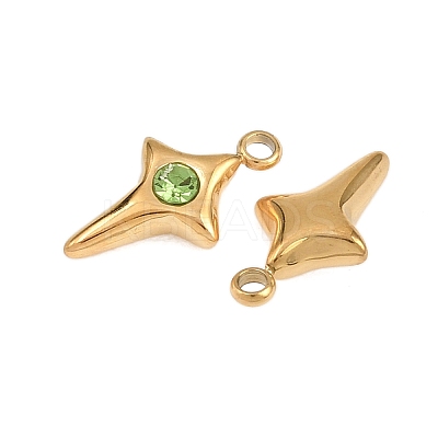 304 Stainless Steel Charms STAS-H241-01G-1