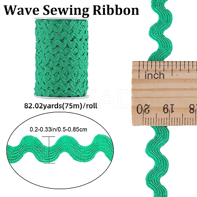 Wave Bending Fringe Trim OCOR-GF0004-40F-1
