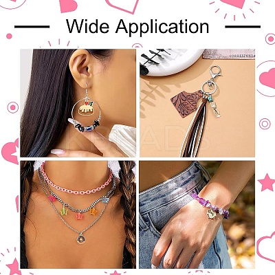48Pcs 12 Styles Eco-Friendly Zinc Alloy Pendants ENAM-YW0009-91-1