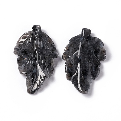Natural Larvikite Pendants G-I336-01-16-1
