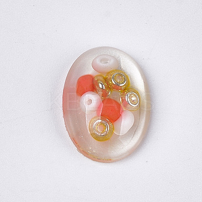 Transparent Resin Cabochons CRES-T014-10A-1