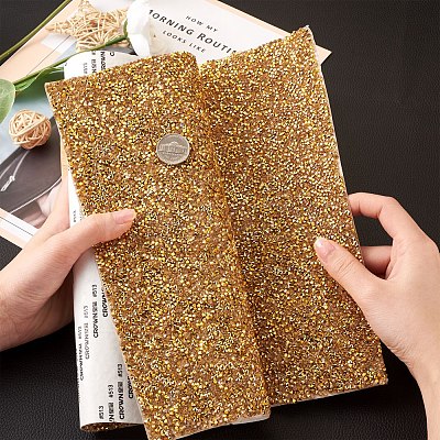 Hot Melting Glass Rhinestone Glue Sheets X-DIY-TAC0184-40J-1