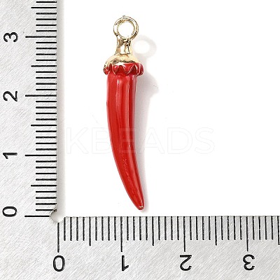 Opaque Resin Pendants RESI-V004-01A-1