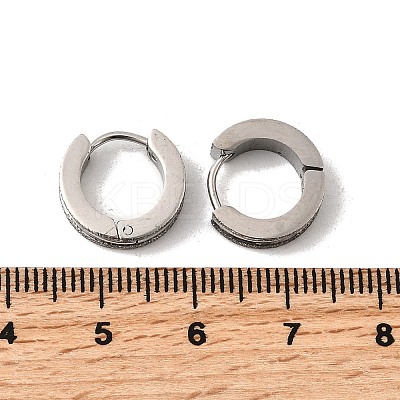 304 Stainless Steel Hoop Earrings EJEW-L302-03C-P-1