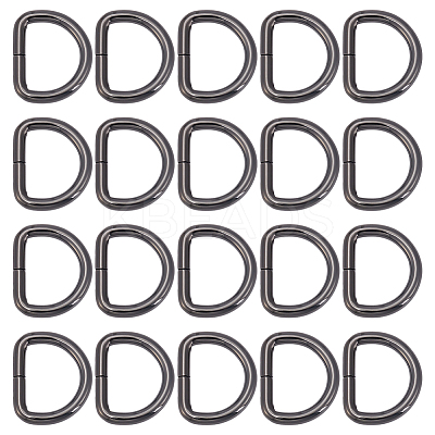20Pcs Zinc Alloy D Ring Suspension Clasps FIND-ME0002-63B-1