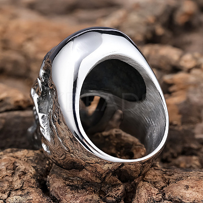 Skull 304 Stainless Steel Finger Rings for Men FS-WGF2445-03-1