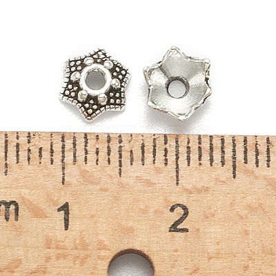 Tibetan Style Bead Caps LS-AA188-AS-NR-1
