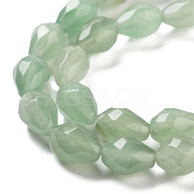 Natural Green Aventurine Beads Strands G-P520-B16-01-1