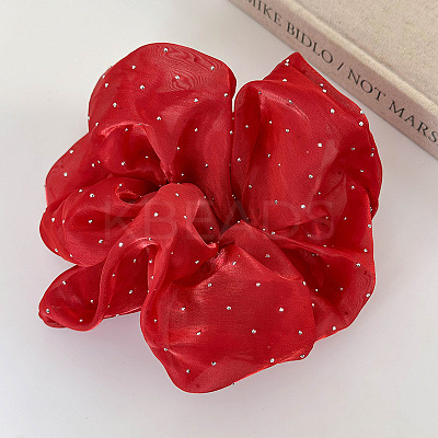 Romantic Rhinestone Polyester Elastic Hair Ties PR0376-4-1
