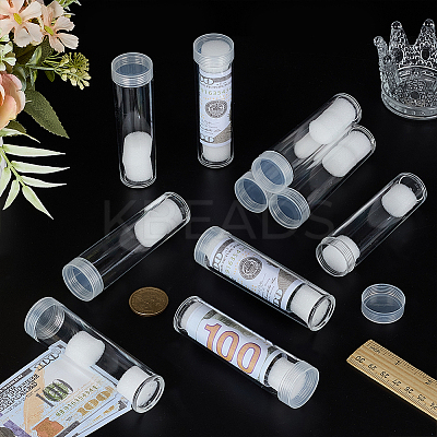 Column Plastic Coin Collections CON-WH0115-05B-1